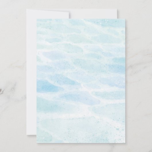 Unter der Seychellendusche Einladung (Rückseite)