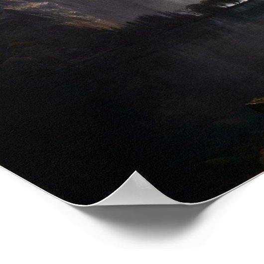 Unter der Sierra Nevada von Albert Bierstadt Poster (Ecke)