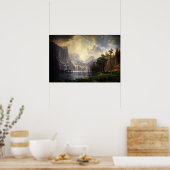 Unter der Sierra Nevada von Albert Bierstadt Poster (Küche)