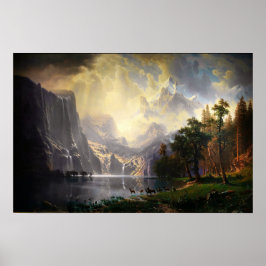 Unter der Sierra Nevada von Albert Bierstadt Poster