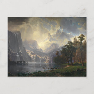 Unter der Sierra Nevada von Albert Bierstadt Postkarte