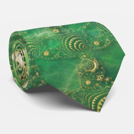 Unter der smaragdgrünen Krawatte (Gerollt)