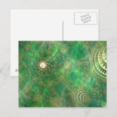 Unter der smaragdgrünen Postkarte (Vorne/Hinten)