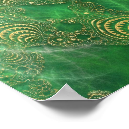 Unter der Smaragdmeerdrucke Poster (Ecke)