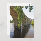 Unter der Steinbogenbrücke Postkarte (Vorne/Hinten)