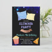 Unter der Stern-Party Einladung (Stehend Vorderseite)