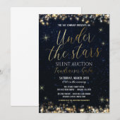 Unter der Sterne Fundraiser Gala Einladung (Vorne/Hinten)