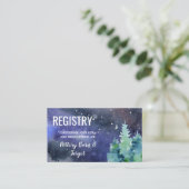 Unter der Sternenhochzeitsregistrierung Begleitkarte (Stehend Vorderseite)