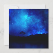 Unter der Sternennacht heiraten Himmel das Datum (Rückseite)