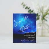 Unter der Sternennacht heiraten Himmel das Datum (Stehend Vorderseite)