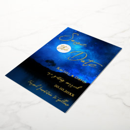 Unter der Sternennachtsüberschwemmung speichern Si Folieneinladung