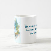 Unter der Stille, wunderschöne Tasse (Mittel)