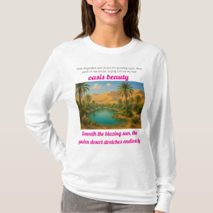 Unter der strahlenden Sonne erstreckt sich die gol T-Shirt