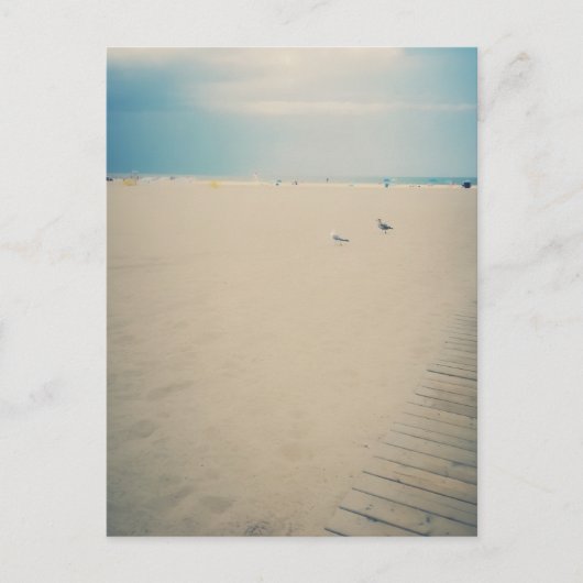 Unter der Strandpromenade Postkarte (Vorderseite)