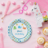 Unter der Tafel Meer/Whale Pappteller (Party)