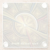 Unter der Tempelkuppel Glasuntersetzer (Rückseite)