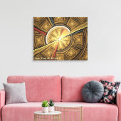 Unter der Tempelkuppel Leinwanddruck (Insitu (Wohnzimmer))