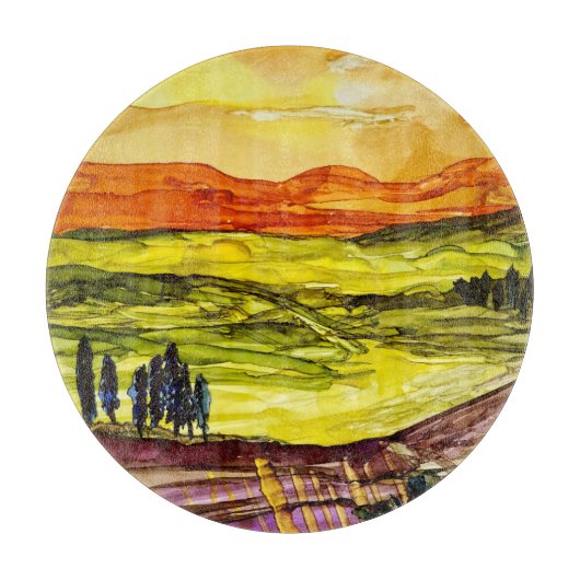 Unter der toskanischen Sonne Schneidebrett (Vorderseite)