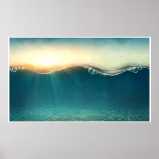 Unter der Wasserfantasy Large Art Poster (Vorne)