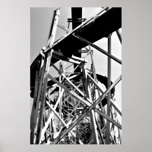 Unter der Wasserleitung // Schwarz und Weiß Poster