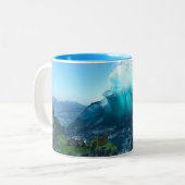 Unter der Wave-Tasse Zweifarbige Tasse (Vorderseite Links)