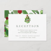 Unter der Weihnachtsfeier Begleitkarte (Vorne/Hinten)