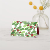 Unter der Weihnachtsfeier Platzkarte (Rückseite)