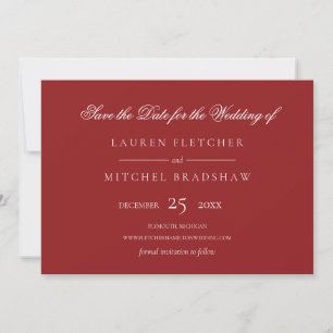 Unter der Weihnachtsfeier Save The Date