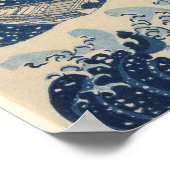 Unter der Welle von Kanagawa Print Poster (Ecke)