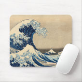 Unter der Welle von Kanagawa von Katsushika Hokusa Mousepad (Mit Mouse)