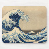 Unter der Welle von Kanagawa von Katsushika Hokusa Mousepad (Vorne)