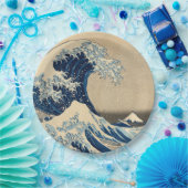 Unter der Welle von Kanagawa von Katsushika Hokusa Pappteller (Party)