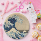 Unter der Welle von Kanagawa von Katsushika Hokusa Pappteller (Party)