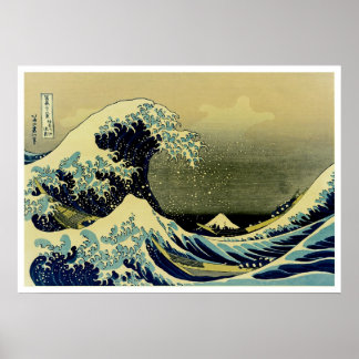 Unter der Welle vor Kanagawa Poster