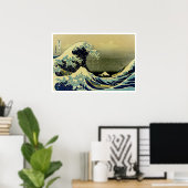 Unter der Welle vor Kanagawa Poster (Heimbüro)