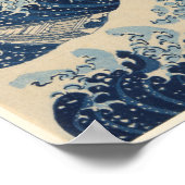 Unter der Welle vor Kanagawa Poster (Ecke)