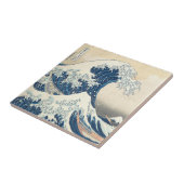 Unter der Welle weg von Kanagawa Fliese (Seite)