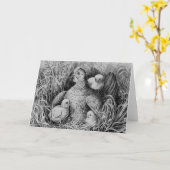 Unter der Wing Card der Mutter Karte (Gelbe Blume)