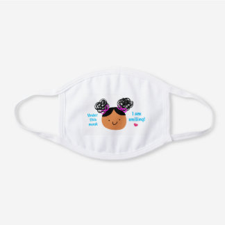 Unter dieser Maske lächle ich Gesichtsmaske