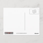 Unter Druck Postkarte nicht angeschlossen (Rückseite)