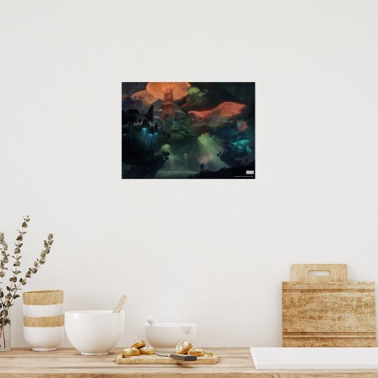 Unter Dunkel 3 Poster (Küche)