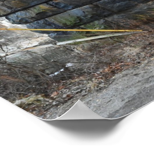 Unter einem alten Bridge Poster (Ecke)