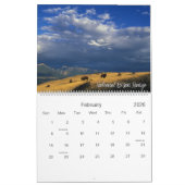 Unter einem "Big Blue Sky Montana Images Wall Cale Kalender (Feb 2026)