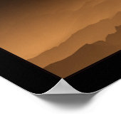 unter einem blutrünstigen Himmel Poster (Ecke)