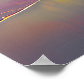 "Unter einem majestätischen Himmel" Poster (Ecke)