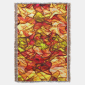 Unter einem roten Markisenstoff verborgene Kabel Decke (Vorderseite Vertikal)