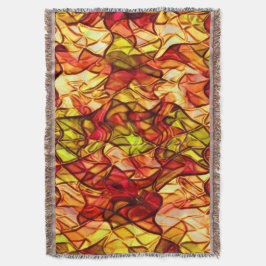 Unter einem roten Markisenstoff verborgene Kabel Decke