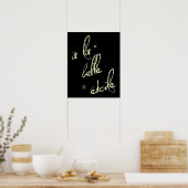 Unter einem schönen Stern Poster (Küche)