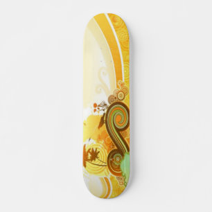 Unter einem Scorching-Sonnenkateboard Skateboard