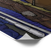 Unter einem Sif Sky Poster (Ecke)